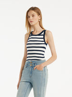 Striped Knitted Women Tank Top GOELIA