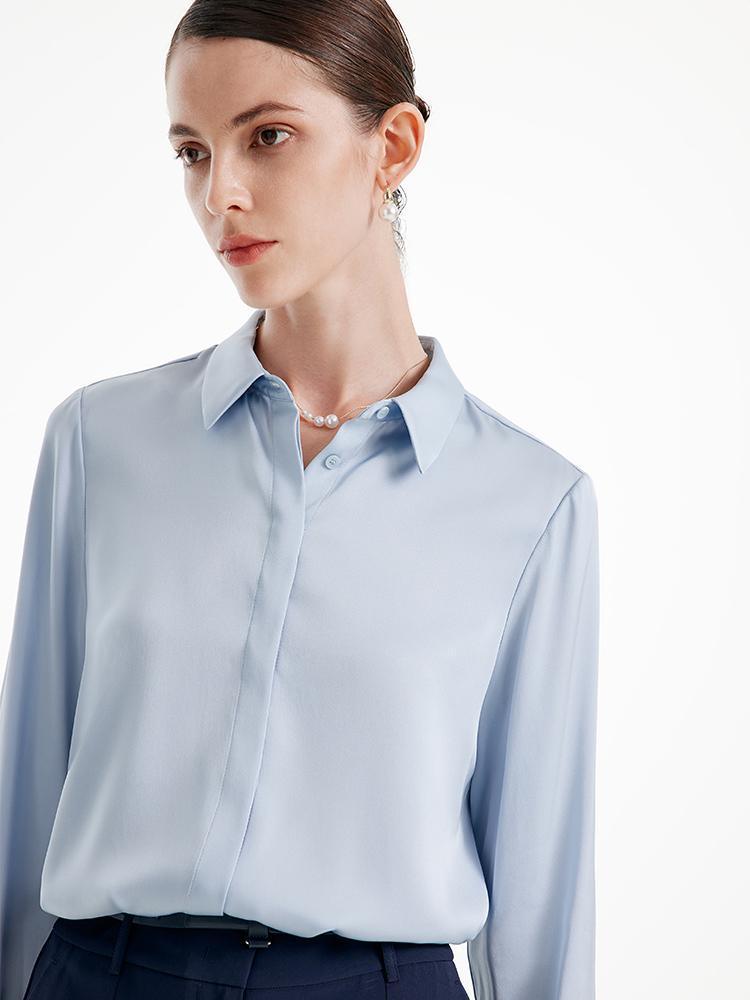 22 Momme Pure Silk Shirt GOELIA