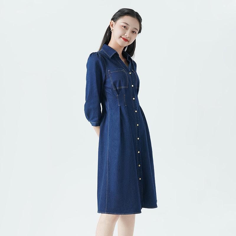 slinky jeans dress GOELIA