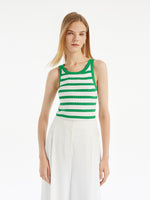 Striped Knitted Women Tank Top GOELIA