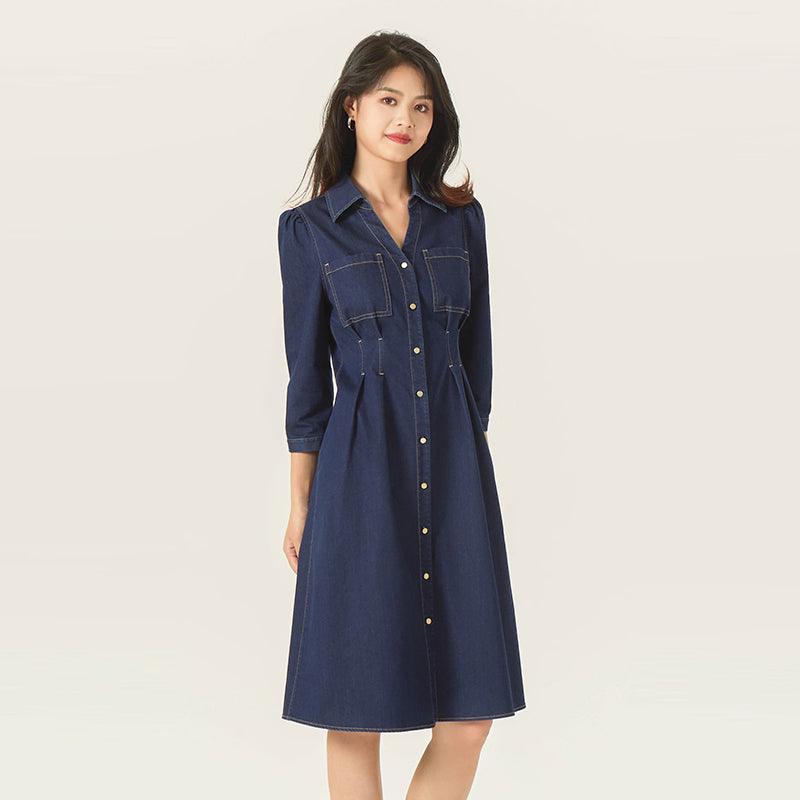 slinky jeans dress GOELIA