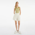 Striped Knitted Women Tank Top GOELIA