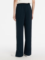 Contrast Full Length Straight Pants GOELIA