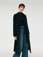 100% Wool Longline Unisex Overcoat GOELIA