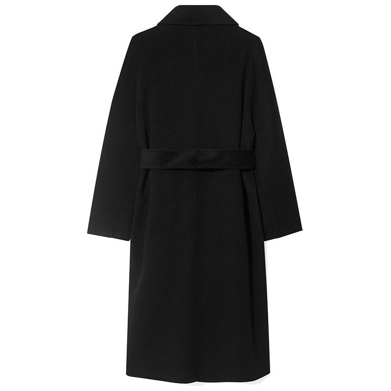 Mulberry Silk Double-faced Woolen Coat GOELIA