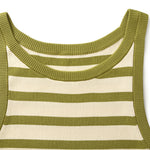 Striped Knitted Women Tank Top GOELIA