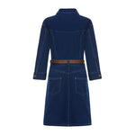 Denim Dress With Belt GOELIA
