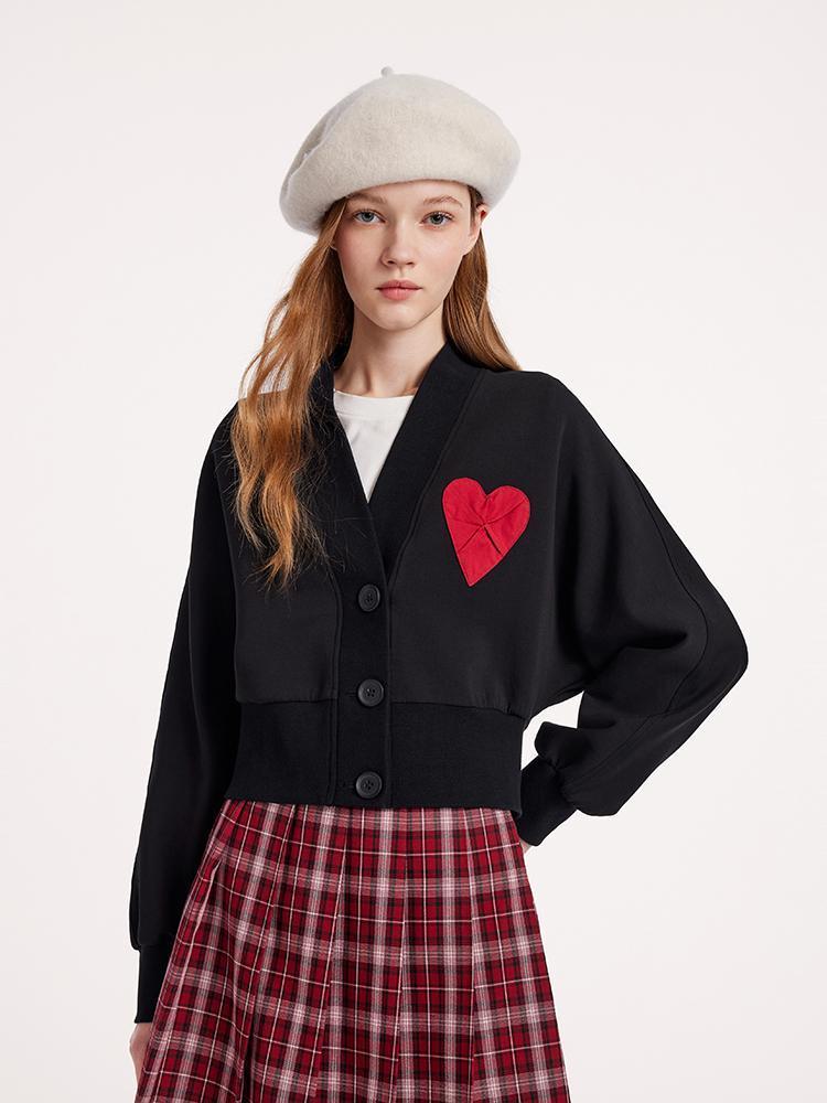 Air Layer Heart Crop Jacket GOELIA