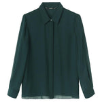 10 MM Pure Silk Plain Shirt GOELIA
