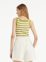 Striped Knitted Women Tank Top GOELIA