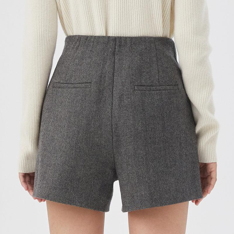 A-Shape Wool Shorts GOELIA