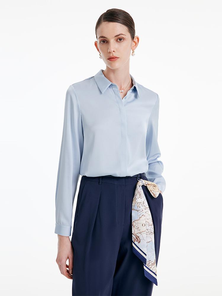 22 Momme Pure Silk Shirt GOELIA