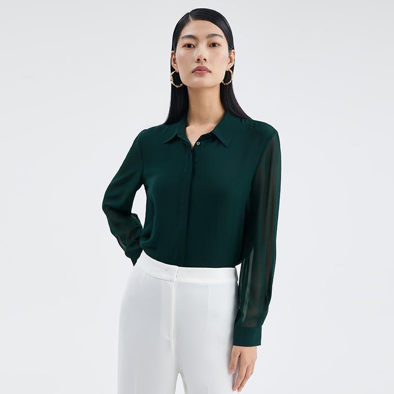10 MM Pure Silk Plain Shirt