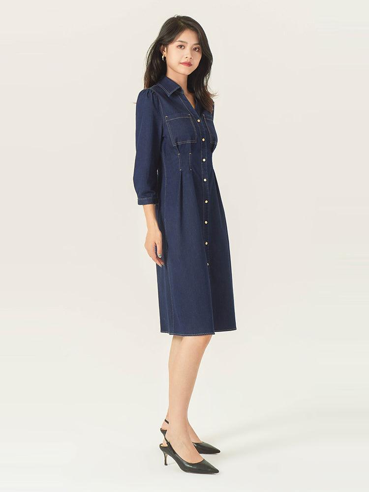 slinky jeans dress GOELIA