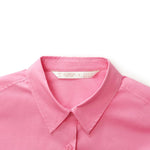 Pink Oversized Women Shirt Test GOELIA