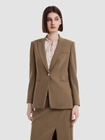Double Worsted Wool Blazer GOELIA