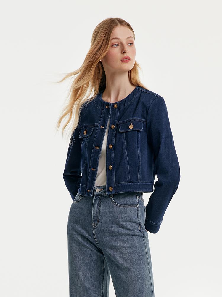 Knitted Jean Jacket GOELIA