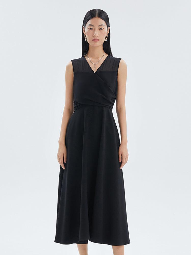 Triacetate Fitted-Waist Gown GOELIA