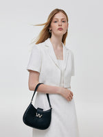 Two-piece Set Crop Blazer And Vest Dress GOELIA