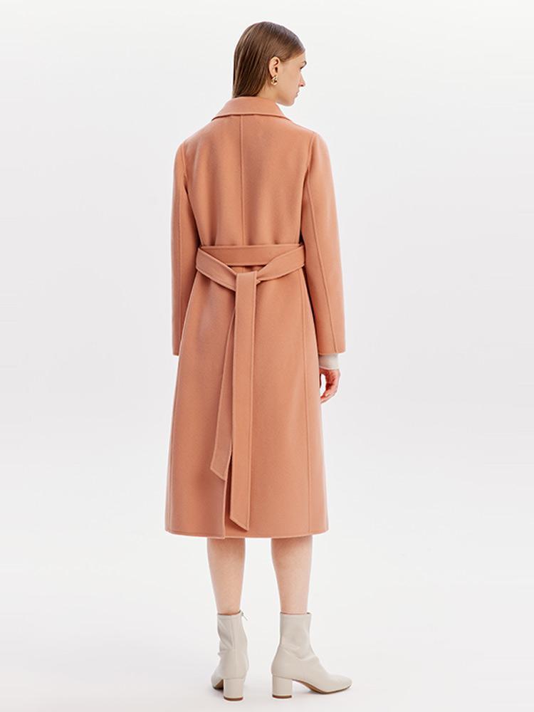 Double Face Wool Wrap Coat GOELIA