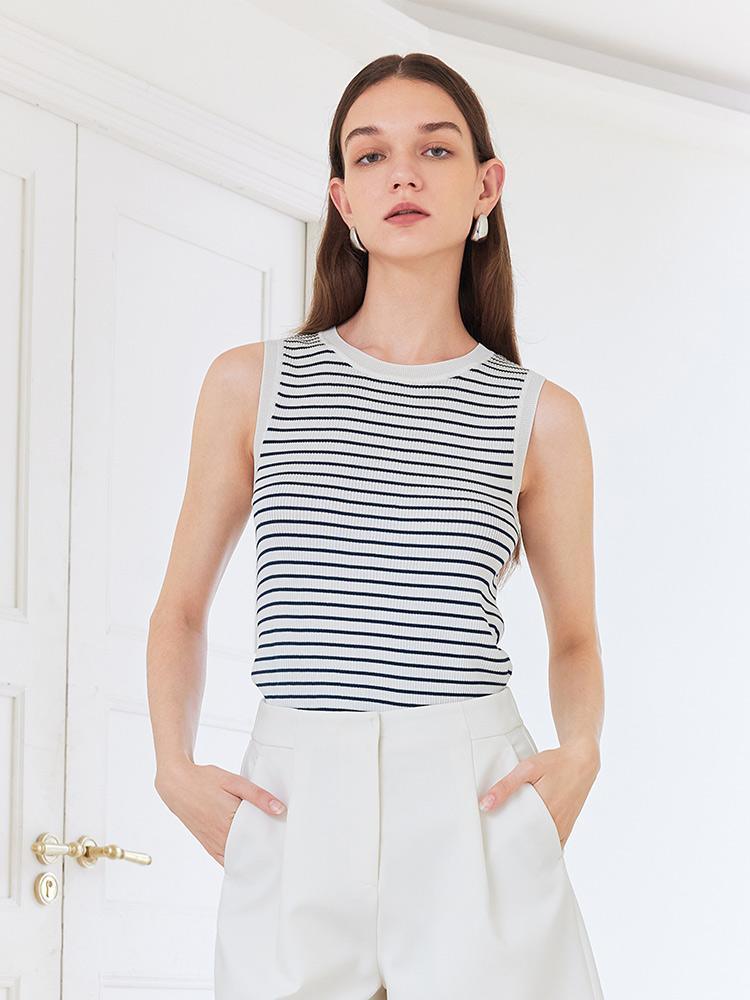 Slim Stripe Tank Top GOELIA