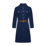 Denim Dress With Belt GOELIA