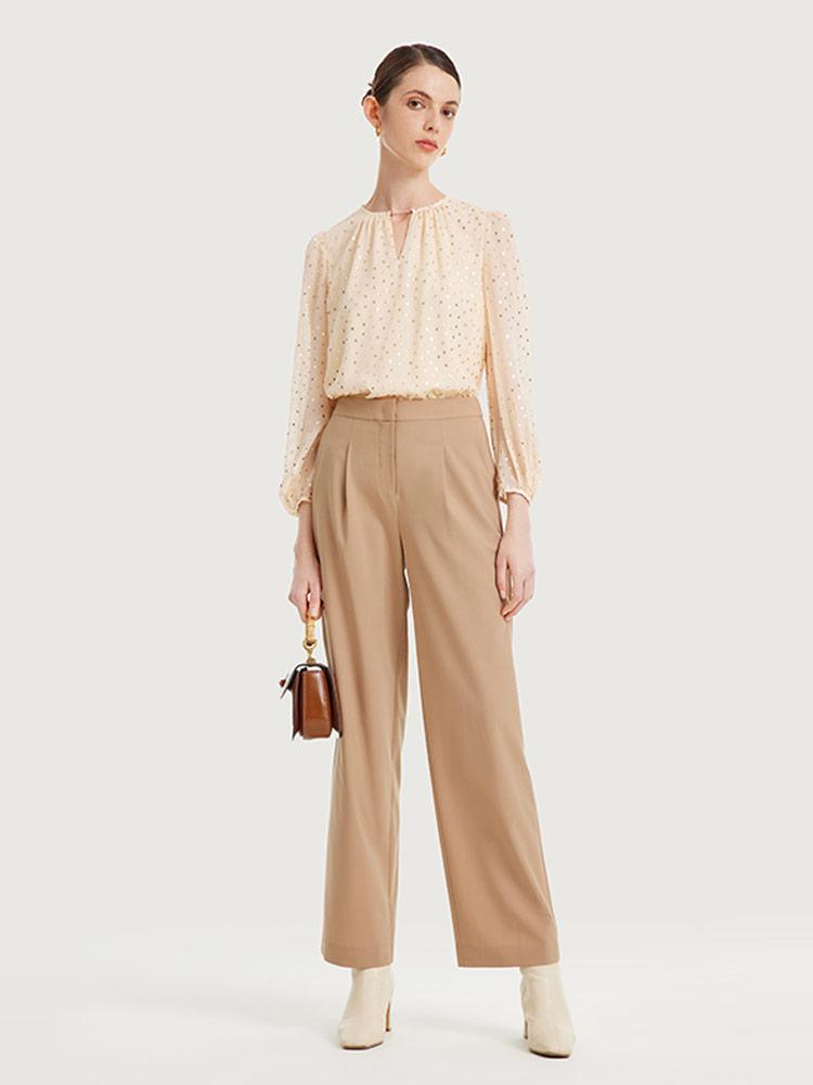 Worsted Wool Strap Pants
