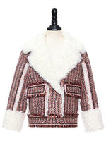 Tweed Large-Lapels Jacket GOELIA