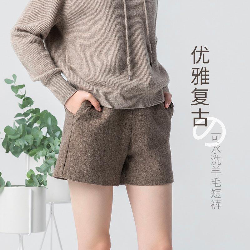 A-Shape Wool Shorts GOELIA