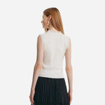 Tencel And Woolen Lace Ruffle Women Tank Top GOELIA
