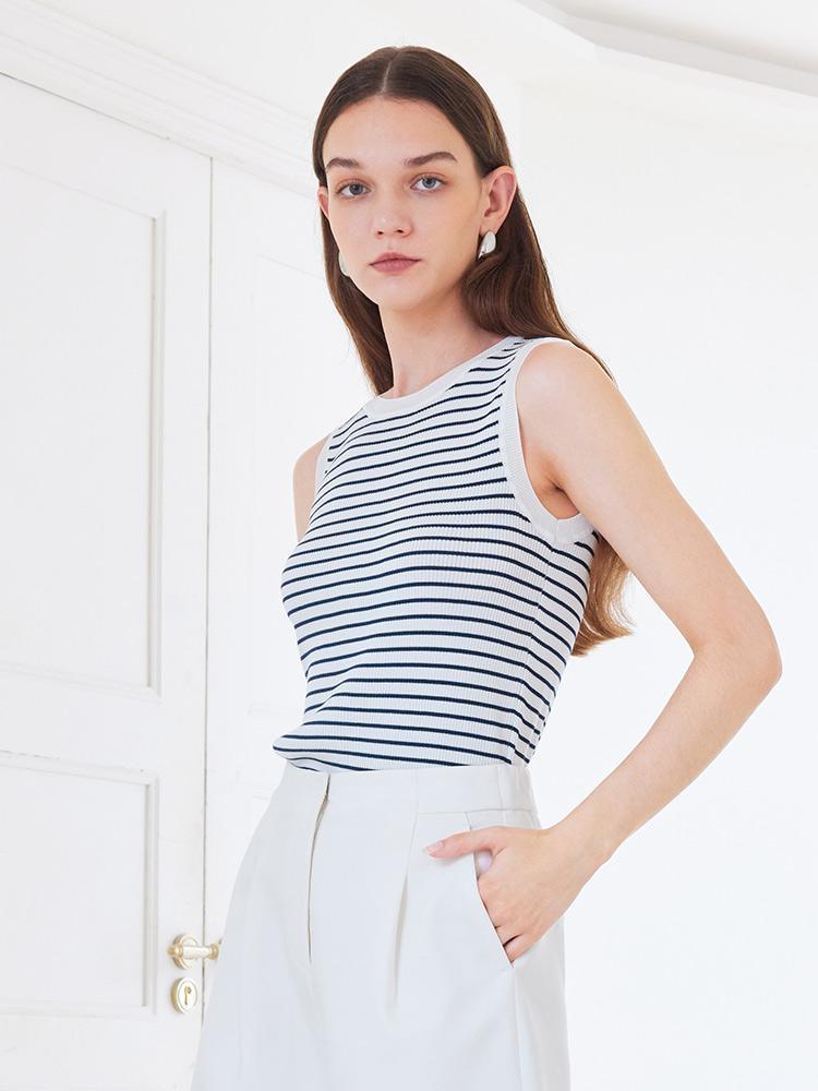 Slim Stripe Tank Top GOELIA