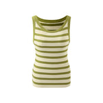 Striped Knitted Women Tank Top GOELIA