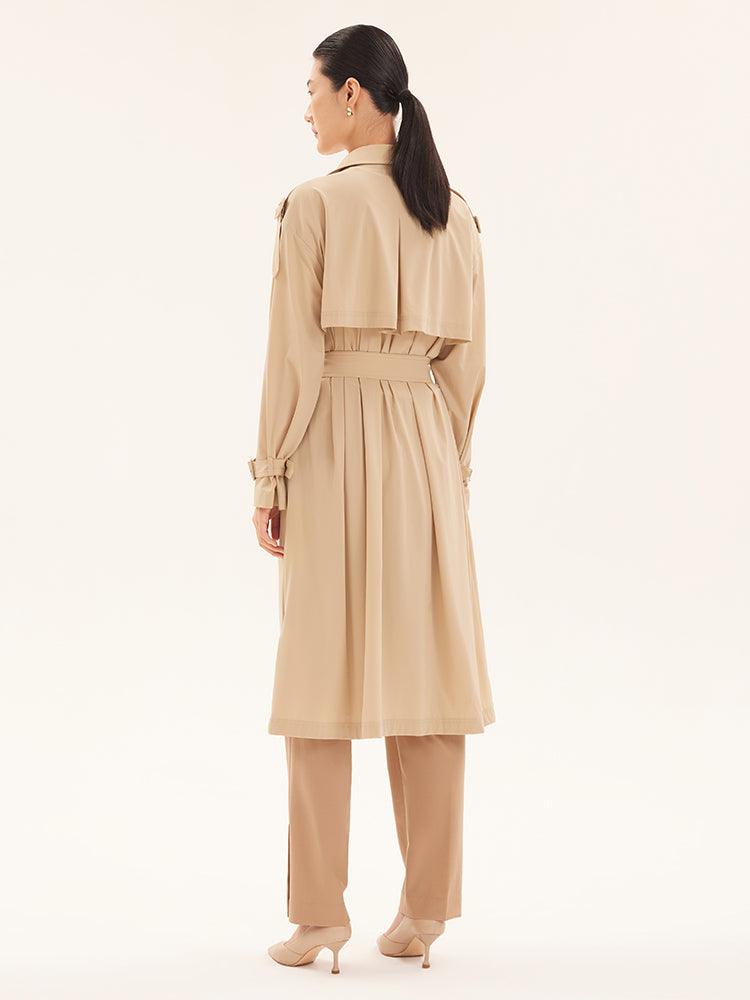 Stretchy Light Trench Coat GOELIA