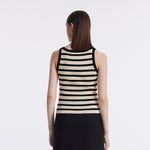 Striped Knitted Women Tank Top GOELIA