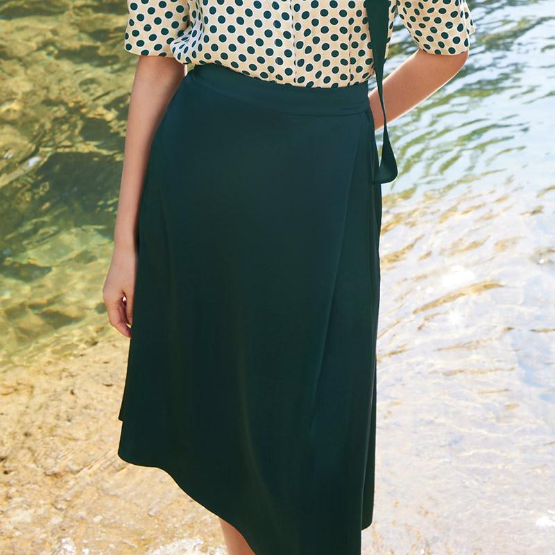 Triacetate Asymmetrical Skirt GOELIA