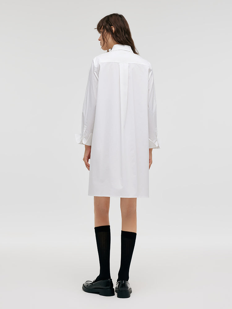 GOELIA X CHRISTINE PHUNG Shirt Dress With Necktie GOELIA