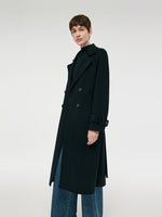 100% Wool Longline Unisex Overcoat GOELIA