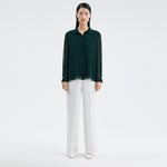 10 MM Pure Silk Plain Shirt GOELIA