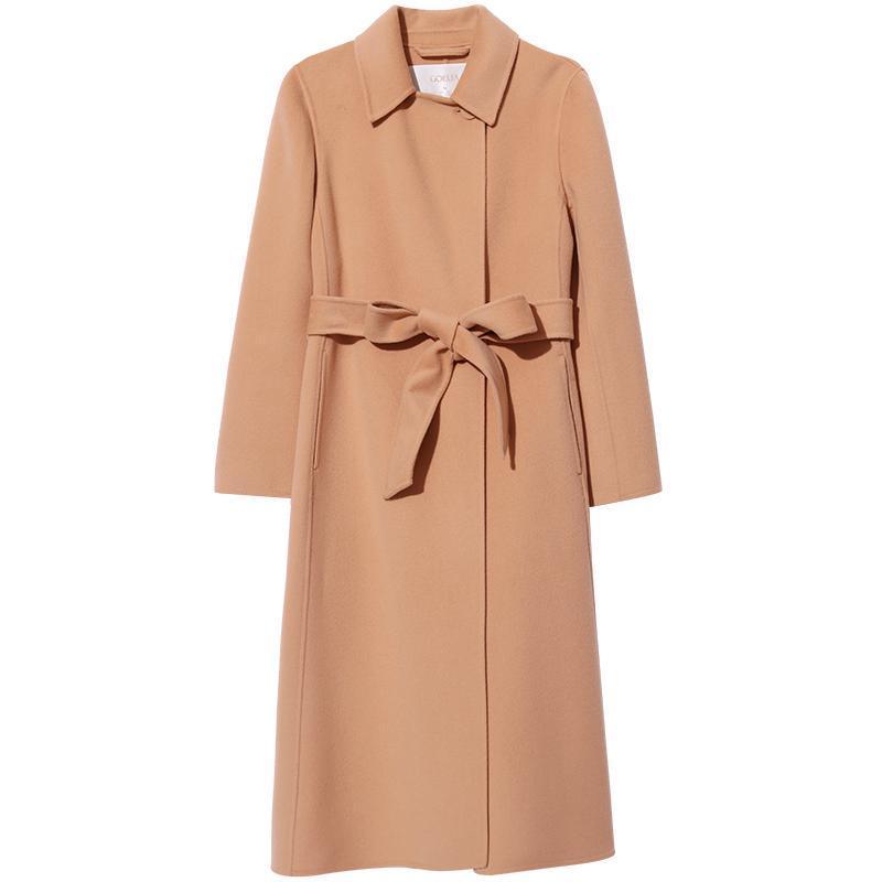 Double Face Wool Wrap Coat GOELIA