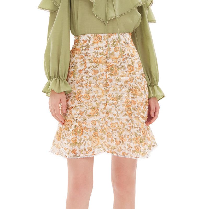 Chiffon Printed Skirt GOELIA