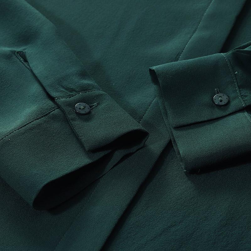 10 MM Pure Silk Plain Shirt GOELIA