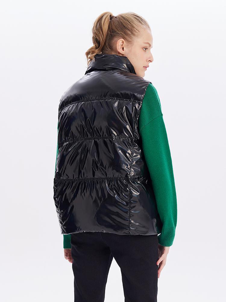 Contrast Goose Down Vest GOELIA