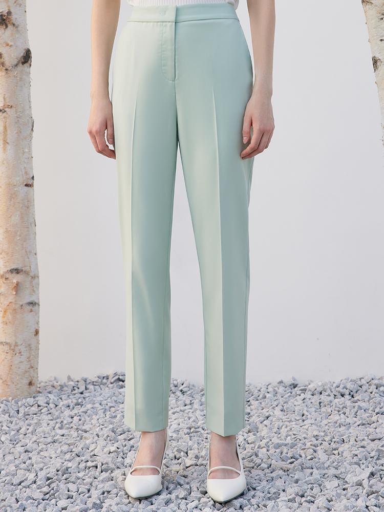 Worsted Wool Tapered Pants GOELIA