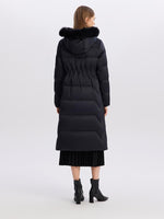 Gathered Waist Goose Down Coats GOELIA