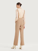 Worsted Wool Strap Pants GOELIA