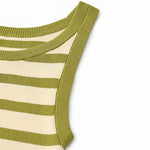 Striped Knitted Women Tank Top GOELIA