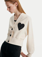 Air Layer Heart Crop Jacket GOELIA