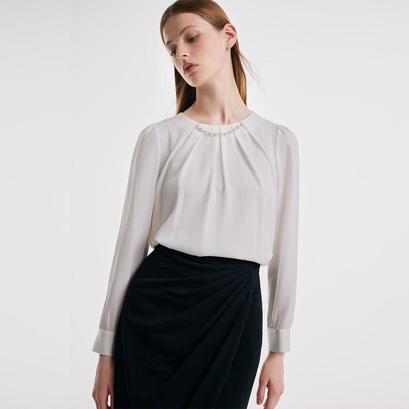 Acetic Acid Tatting Shirt (delivery Pearl Chain)