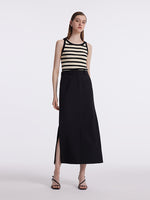 Striped Knitted Women Tank Top GOELIA