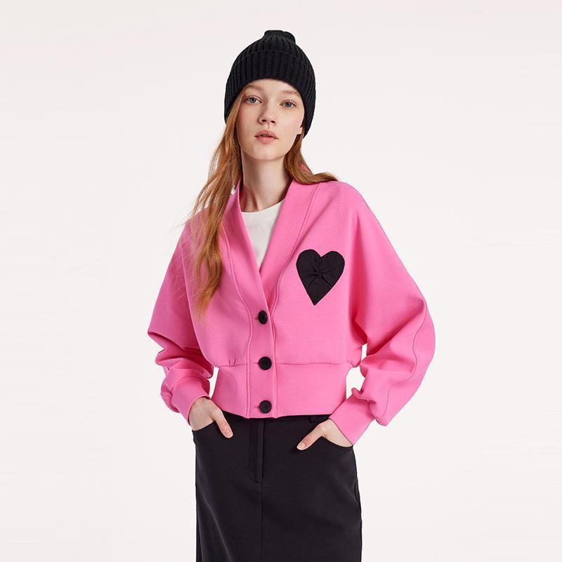 Roter Cardigan aus Baumwolle von Light Air 